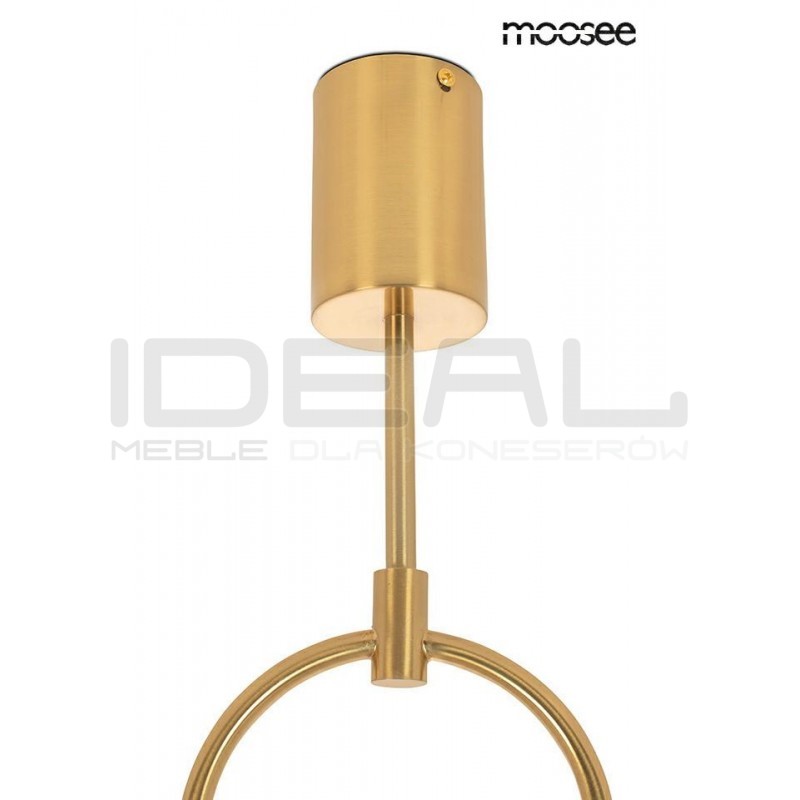 Lampa wisząca glamour LOW złota