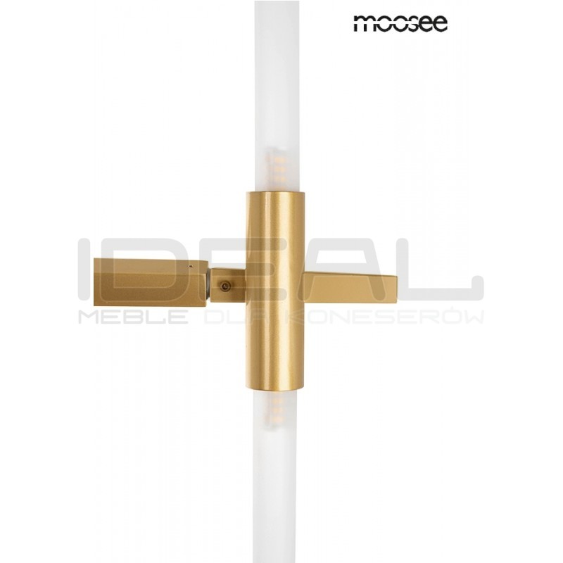 Lampa Wisząca glamour Candelabr 10 złoty