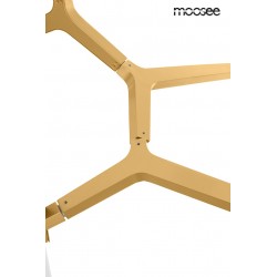 Lampa Wisząca glamour Candelabr 10 złoty