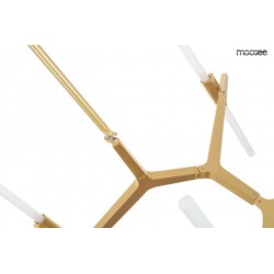 Lampa Wisząca glamour Candelabr 10 złoty