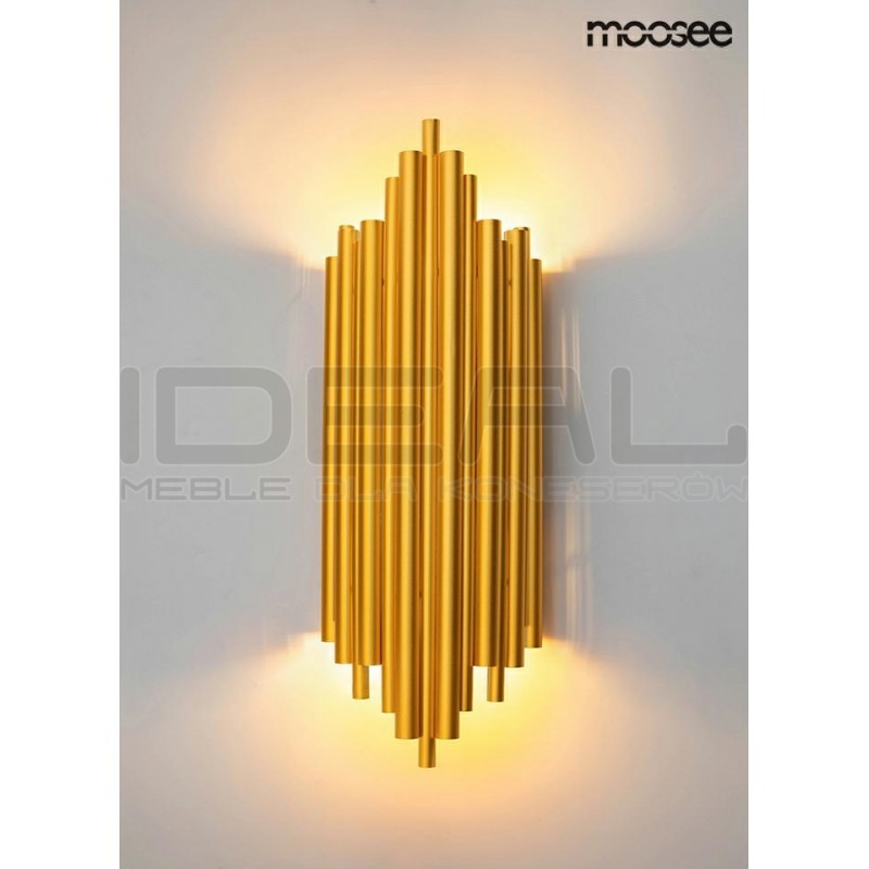 Kinkiet glamour Harmonic złoty