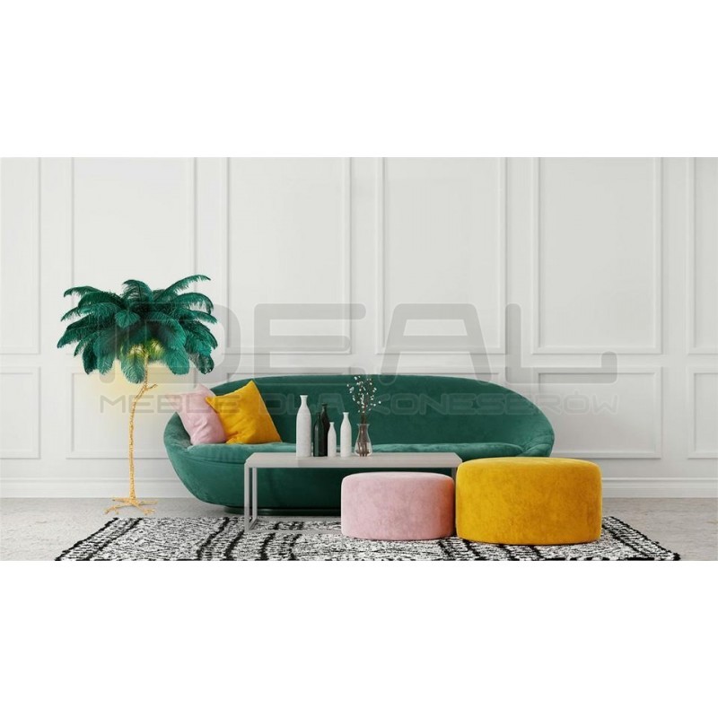 Lampa podłogowa glamour TIFFANY z piór