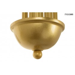 Lampa wisząca glamour NERI złota główne oświetlenie salonu