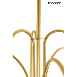 Lampa wisząca glamour NERI złota główne oświetlenie salonu