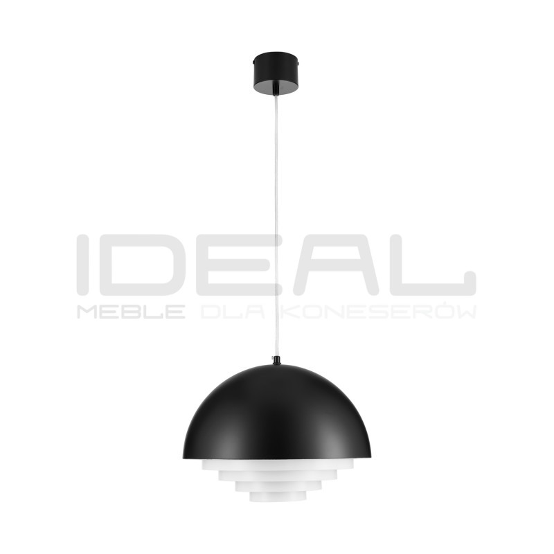 LAMPA WISZĄCA DIVERSO 35 czarna matowa nad stół