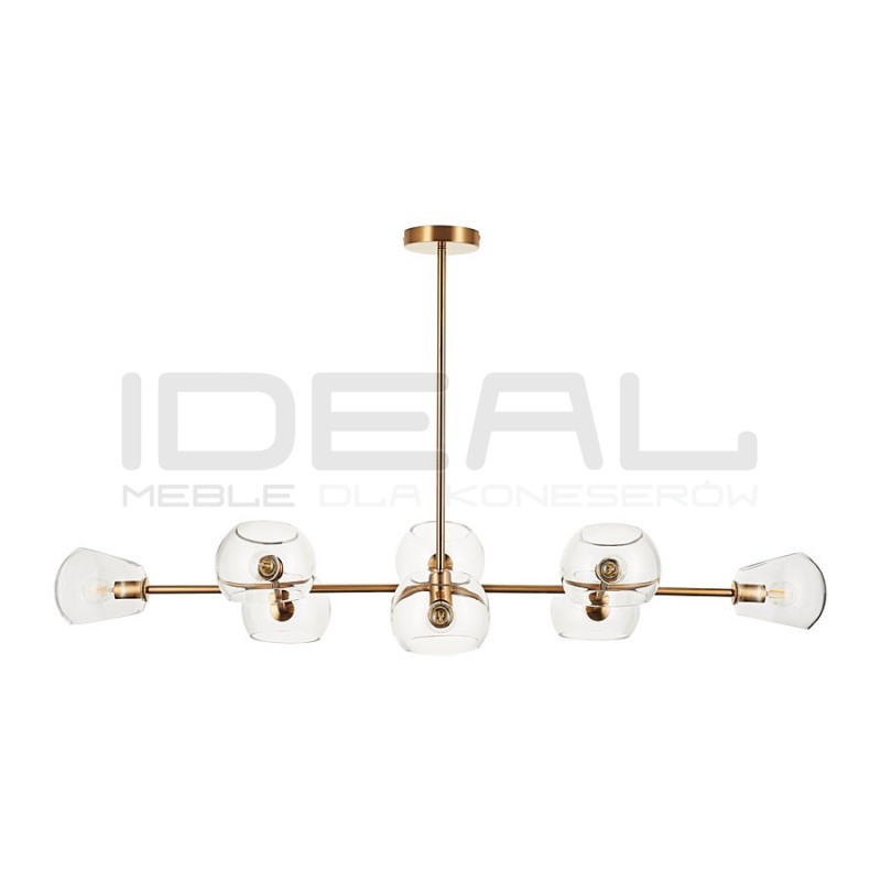 LAMPA WISZĄCA GLAMOUR COSMIC 8 ZŁOTA