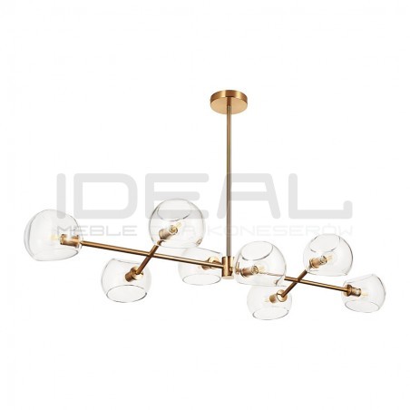 LAMPA WISZĄCA GLAMOUR COSMIC 8 ZŁOTA