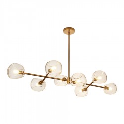 LAMPA WISZĄCA GLAMOUR COSMIC 8 ZŁOTA