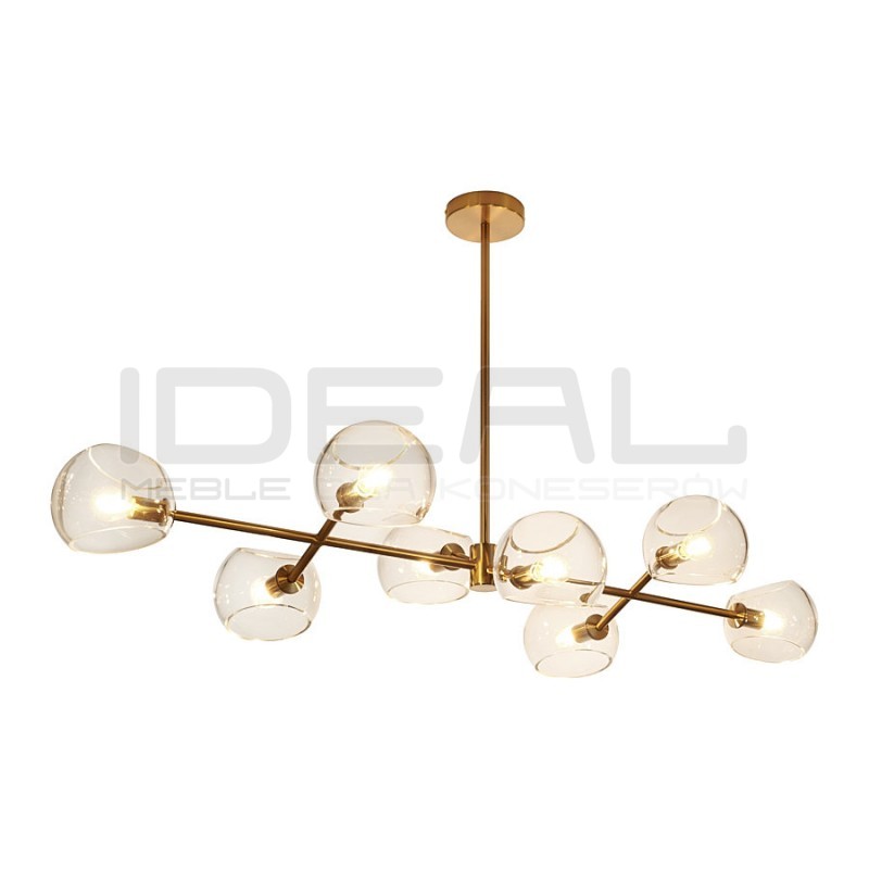 LAMPA WISZĄCA GLAMOUR COSMIC 8 ZŁOTA