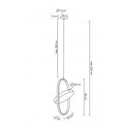LAMPA WISZĄCA GEOMETRYCZNA SPINNER 26