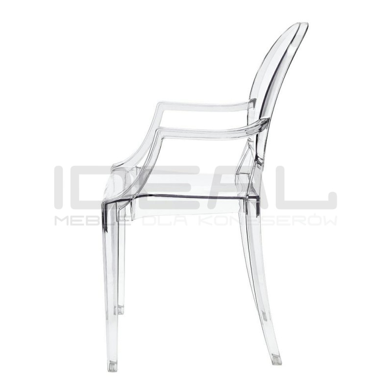 KRZESŁO LOUIS INSPIROWANE LOUIS GHOST TRANSPARENTNE