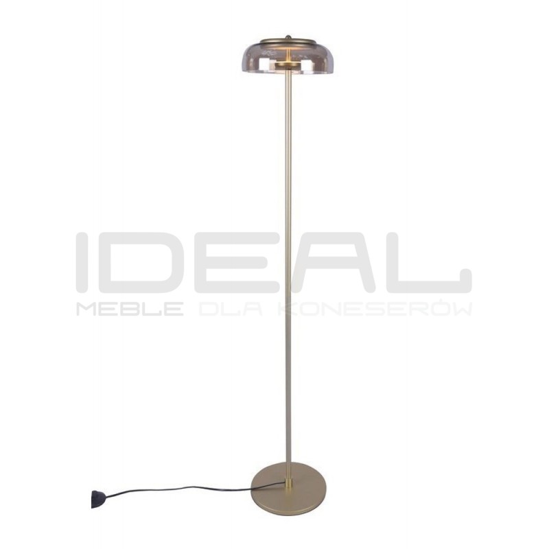 Lampa Stojąca Przezroczysta Eden Disco Złota