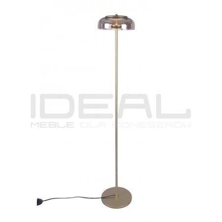 Lampa Stojąca Przezroczysta Eden Disco Złota