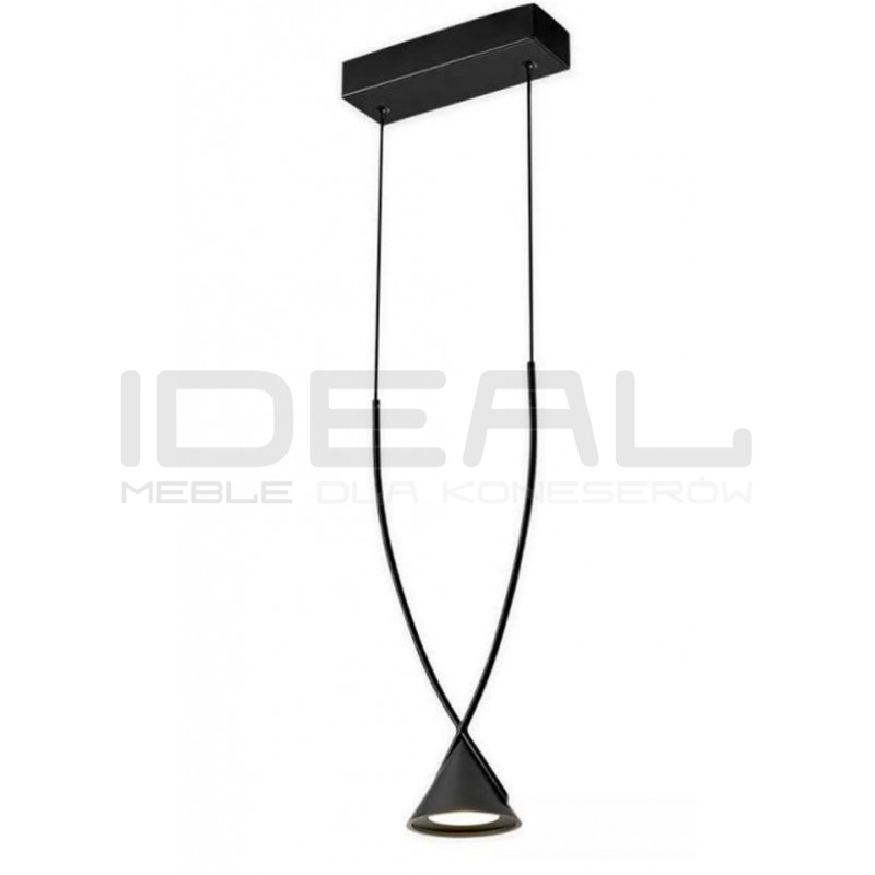 LAMPA WISZĄCA czarna MIA LED