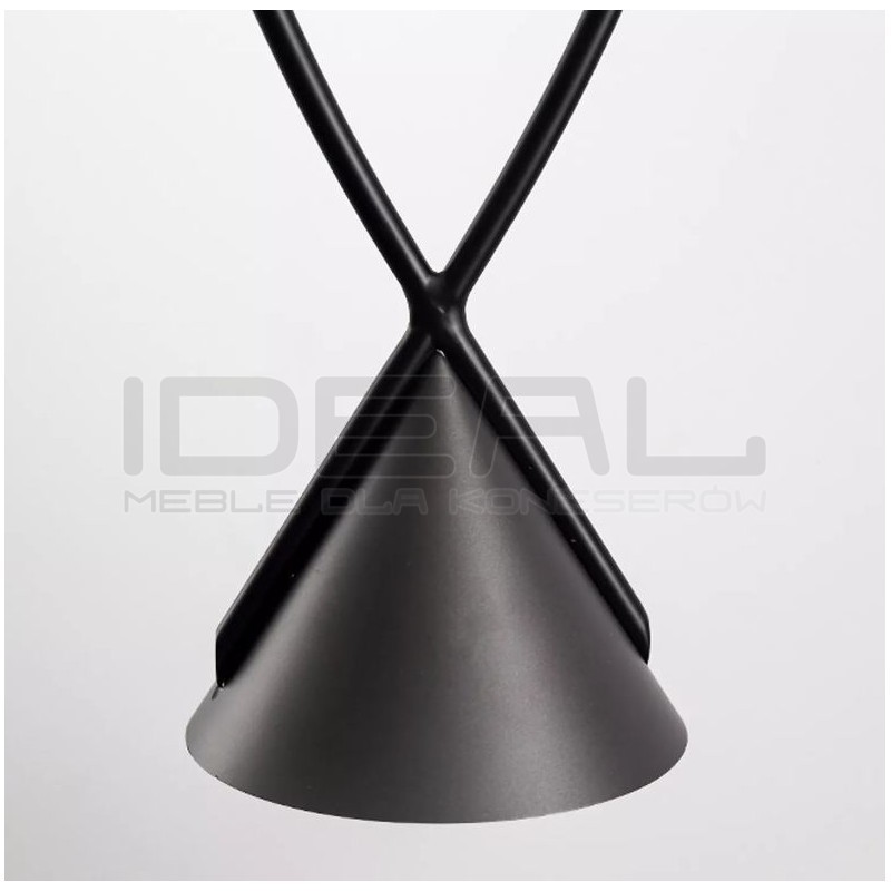 LAMPA WISZĄCA czarna MIA LED