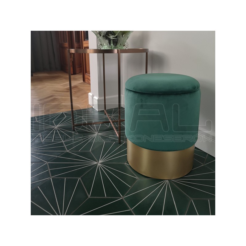 Pufa glamour Barock Velvet welurowa