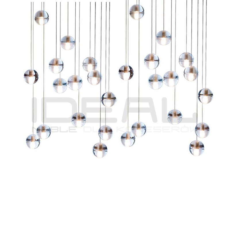 Lampa Wisząca srebrna Starlight 5