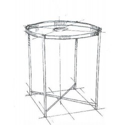 Stolik glamour kawowy Moon