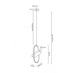 LAMPA WISZĄCA GEOMETRYCZNA SPINNER 19