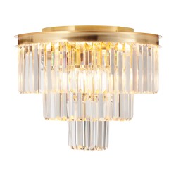 Plafon SPLENDORE ZŁOTY 50 | kryształowy plafon złoty