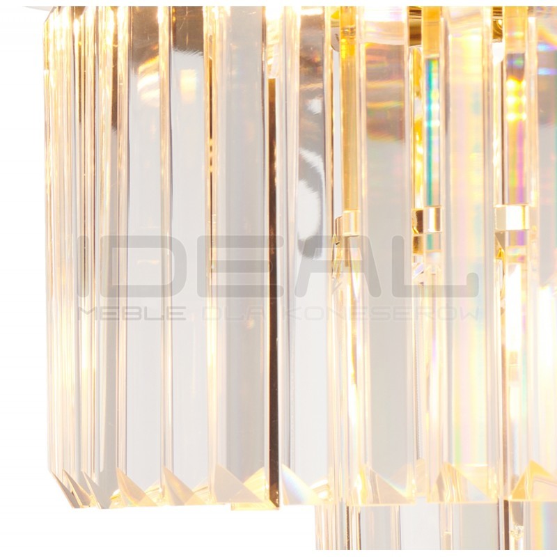 Plafon SPLENDORE ZŁOTY 50 | kryształowy plafon złoty