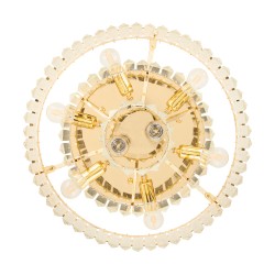 Plafon SPLENDORE ZŁOTY 50 | kryształowy plafon złoty