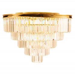 Plafon glamour SPLENDORE ZŁOTY 80