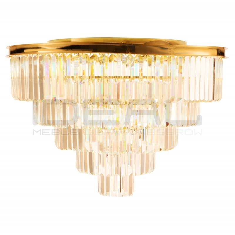 Plafon glamour SPLENDORE ZŁOTY 80