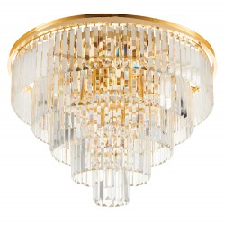 Plafon glamour SPLENDORE ZŁOTY 80