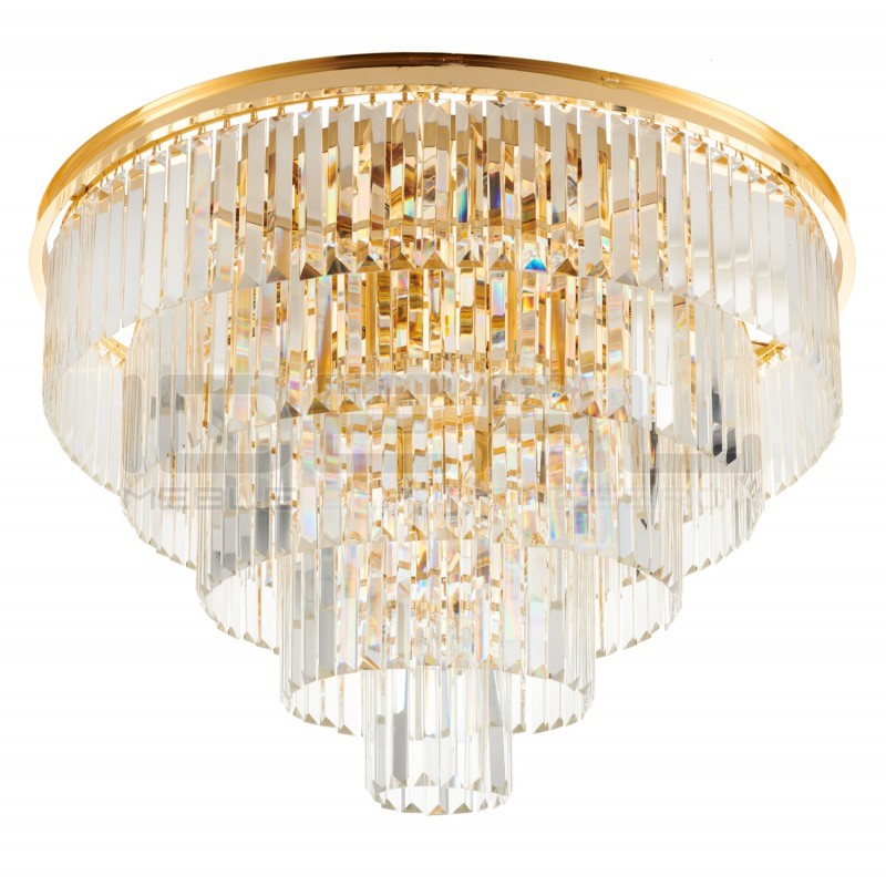 Plafon glamour SPLENDORE ZŁOTY 80