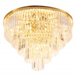 Plafon glamour SPLENDORE ZŁOTY 80