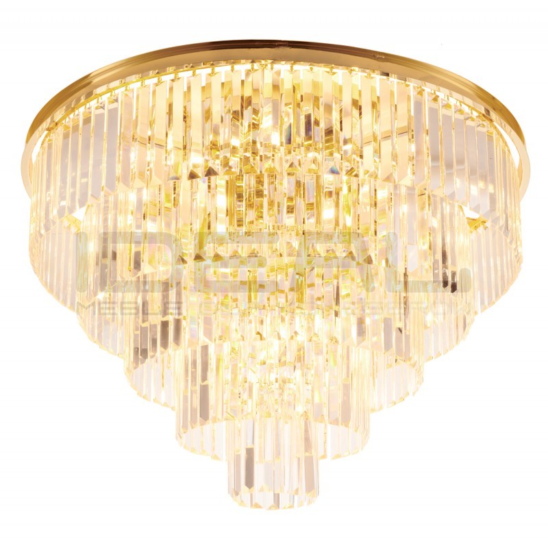 Plafon glamour SPLENDORE ZŁOTY 80