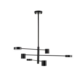 LAMPA WISZĄCA geometryczna  CLEX  6 czarna 100