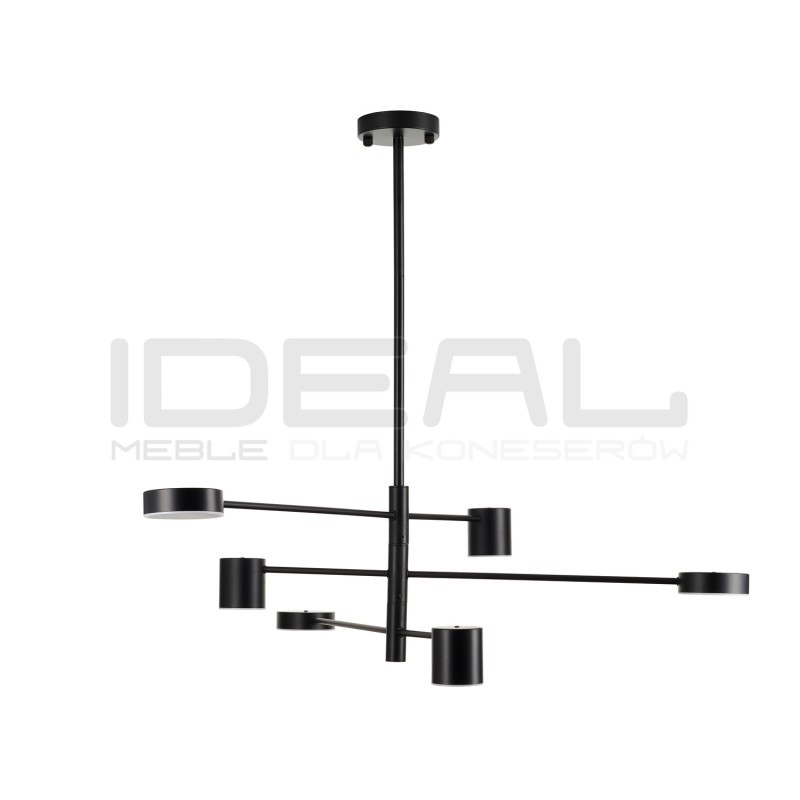 LAMPA WISZĄCA geometryczna  CLEX  6 czarna 100