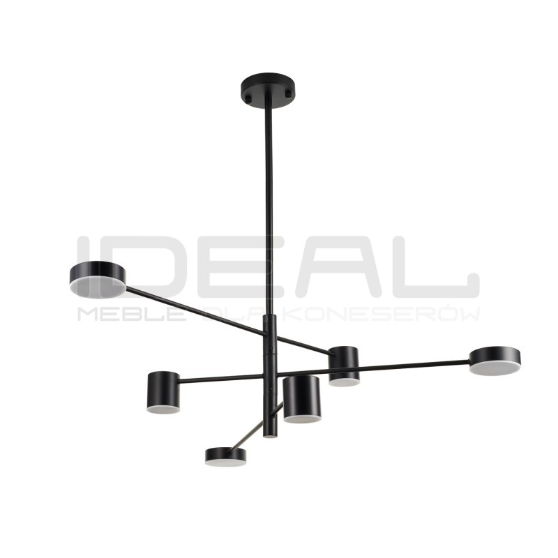 LAMPA WISZĄCA geometryczna  CLEX  6 czarna 100