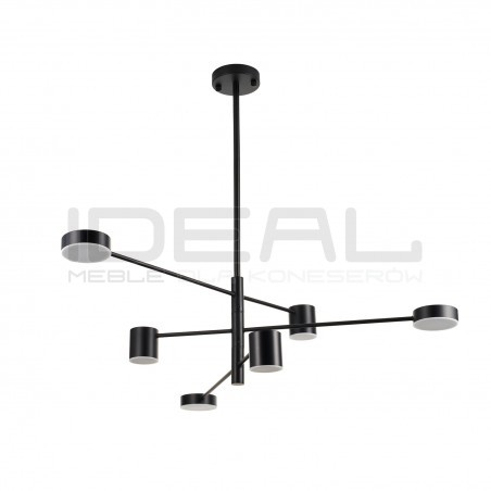 LAMPA WISZĄCA geometryczna  CLEX  6 czarna 100
