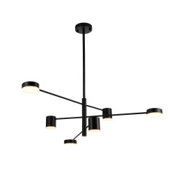 LAMPA WISZĄCA geometryczna  CLEX  6 czarna 100