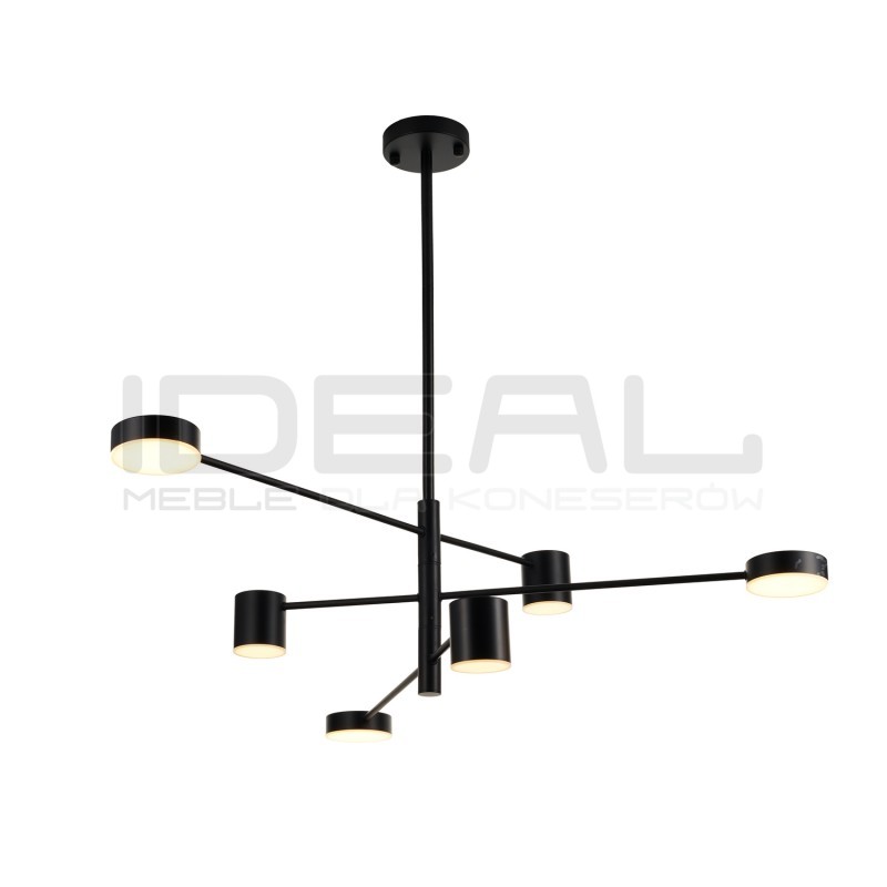 LAMPA WISZĄCA geometryczna  CLEX  6 czarna 100