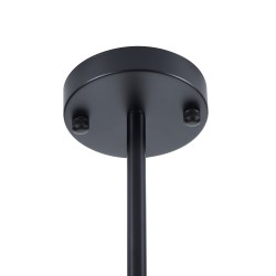 LAMPA WISZĄCA geometryczna  CLEX  4 czarna