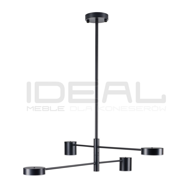 LAMPA WISZĄCA geometryczna  CLEX  4 czarna