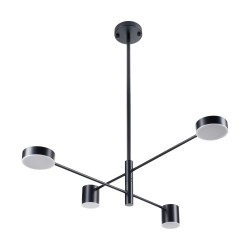 LAMPA WISZĄCA geometryczna  CLEX  4 czarna