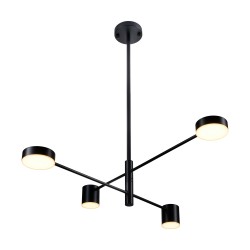 LAMPA WISZĄCA geometryczna  CLEX  4 czarna