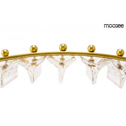 Lampa wisząca glamour SATURNUS 47 złota