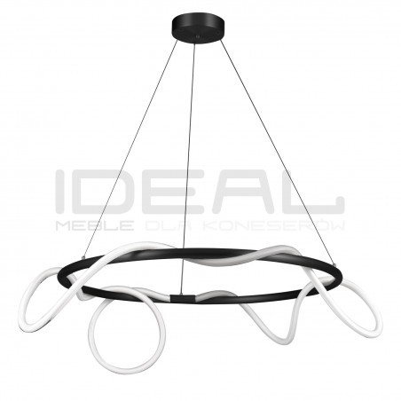 LAMPA WISZĄCA FANTASIA ROUND LED CZARNA 60