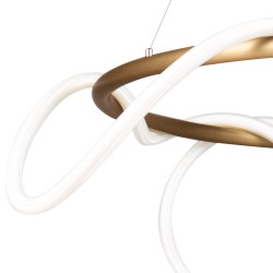 LAMPA WISZĄCA FANTASIA ROUND LED Złota 60