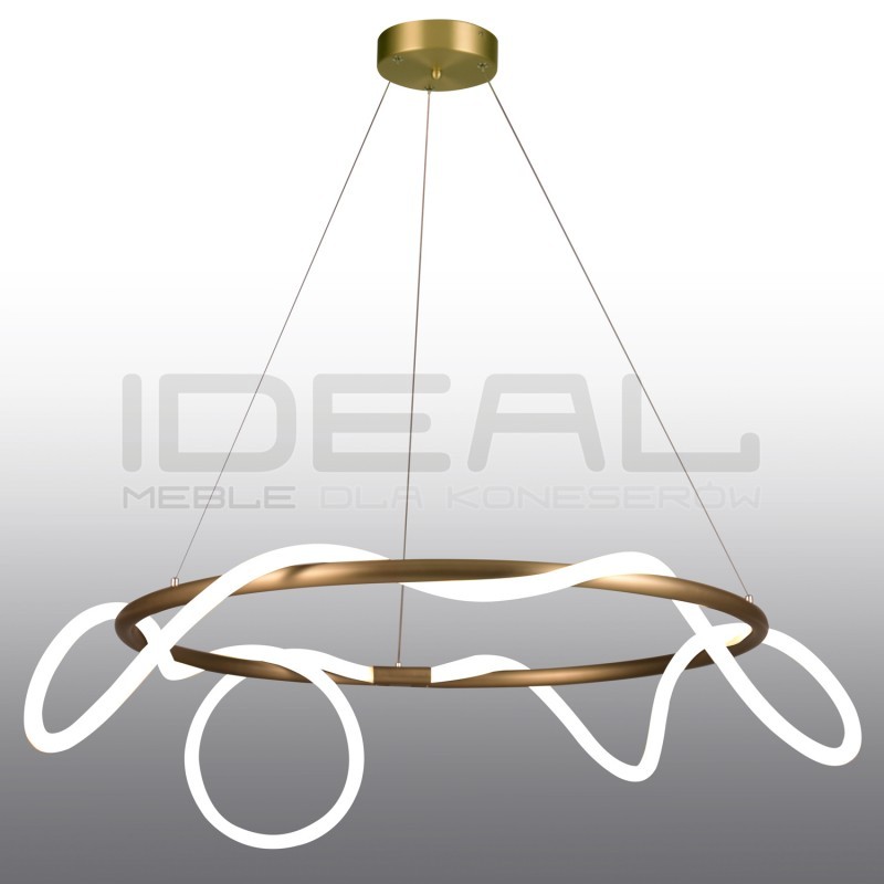 LAMPA WISZĄCA FANTASIA ROUND LED Złota 60