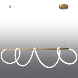 LAMPA WISZĄCA FANTASIA LED ZŁOTA 120 pozioma