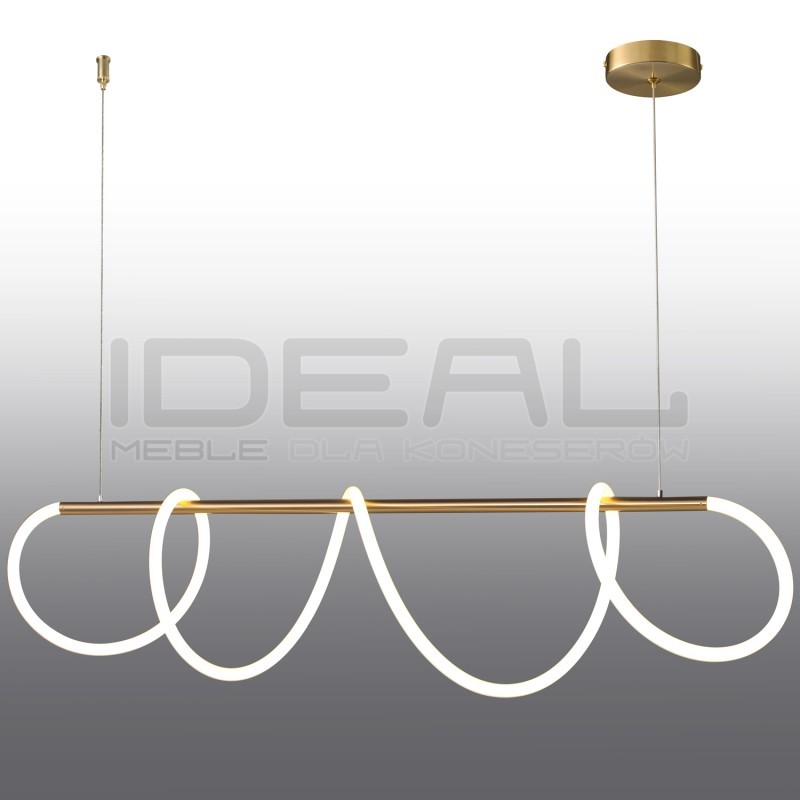 LAMPA WISZĄCA FANTASIA LED ZŁOTA 120 pozioma