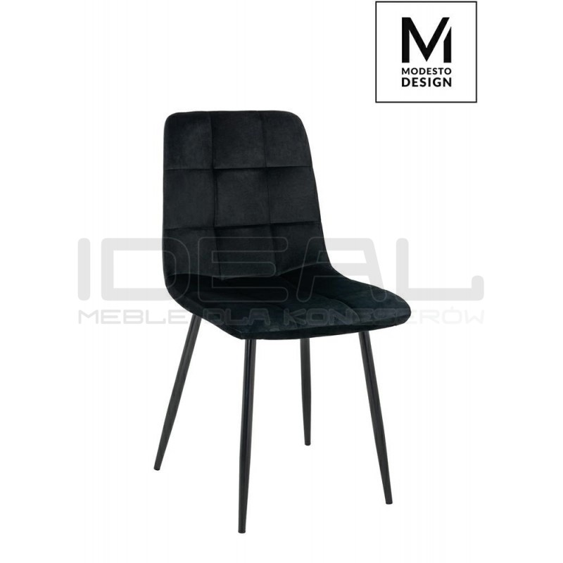 Krzesło welurowe Carlo