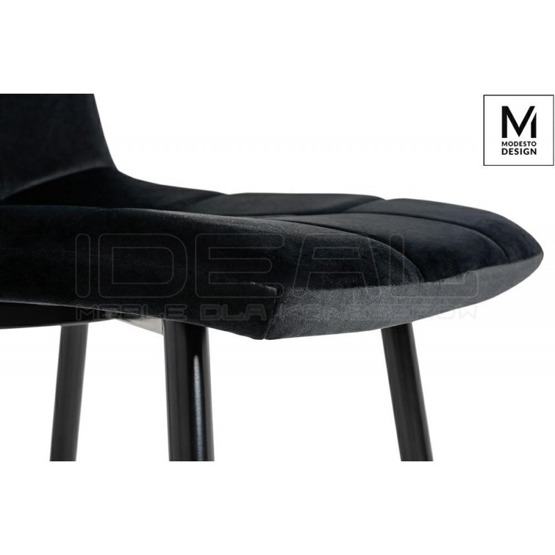 Krzesło welurowe Carlo